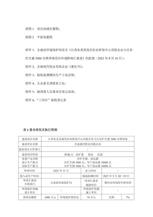 生猪头饲养场项目验收报告表.docx