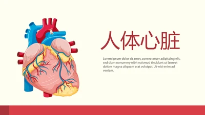 医疗科技心脏器官动态PPT模板