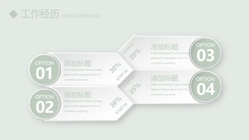 绿色淡雅小清新个人简历自我介绍动态PPT模板
