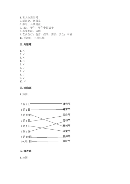 部编版五年级下册道德与法治 期末测试卷有答案解析.docx