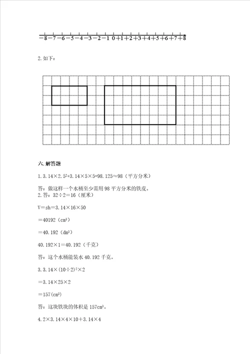 2022小学六年级下册数学期末必刷题精品必刷