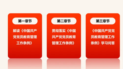 学习解读中国共产党党员教育管理工作条例PPT