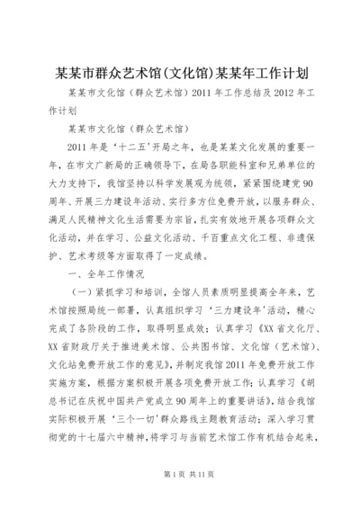 某某市群众艺术馆(文化馆)某某年工作计划 (4).docx