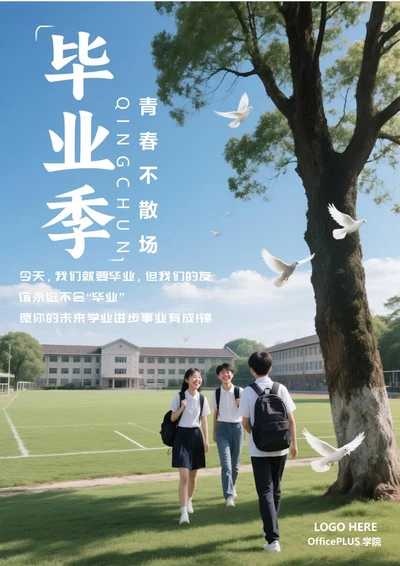 毕业季致青春纪念海报2