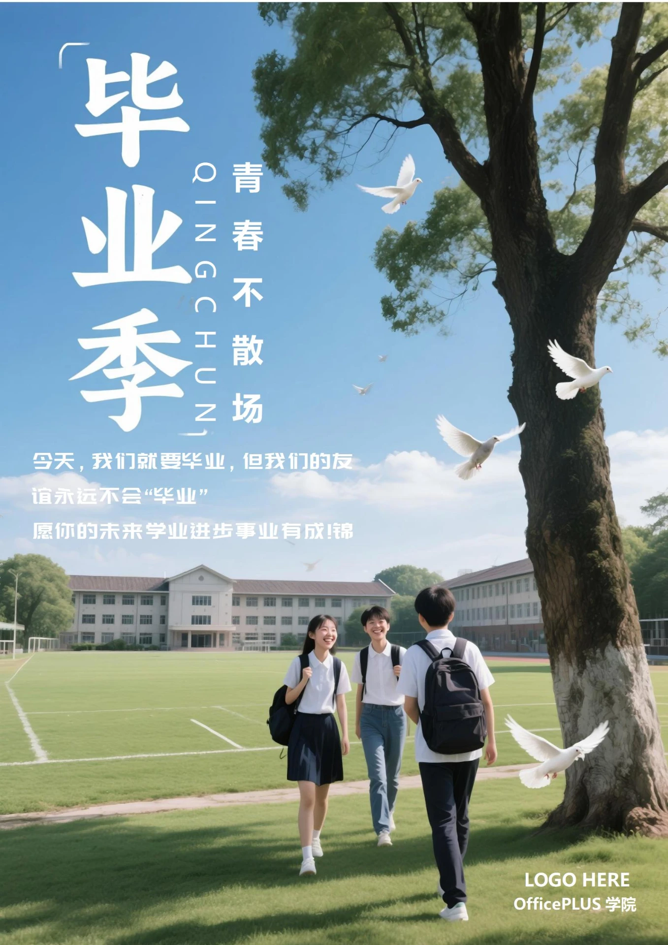 毕业季致青春纪念海报2