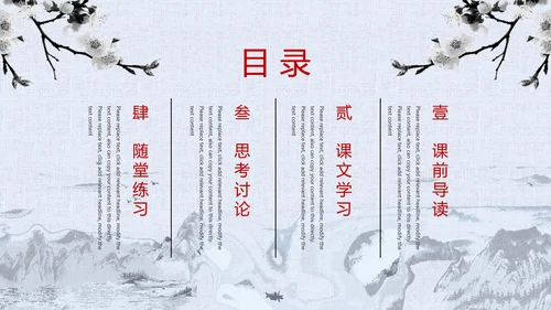 杨氏之子人教版语文课件PPT模板