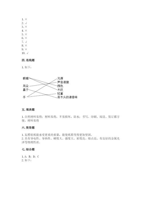 教科版二年级上册科学期末测试卷【突破训练】.docx