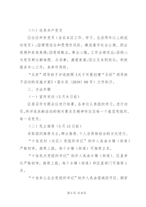 XX年七一表彰活动方案.docx