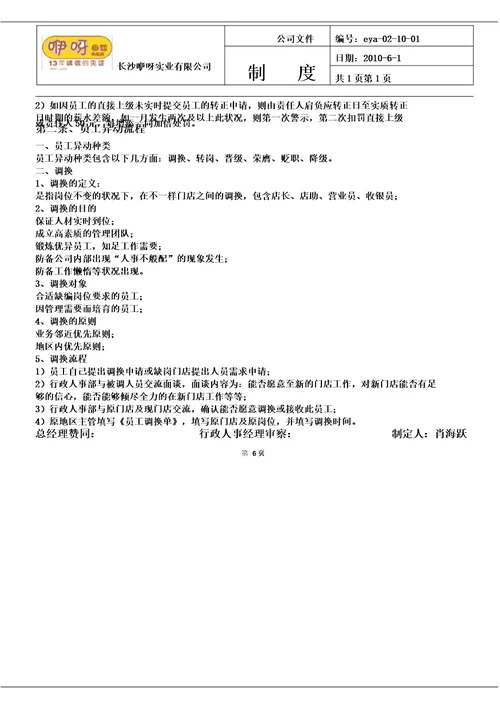 人力资源基础管理学习操作流程纲要纲要