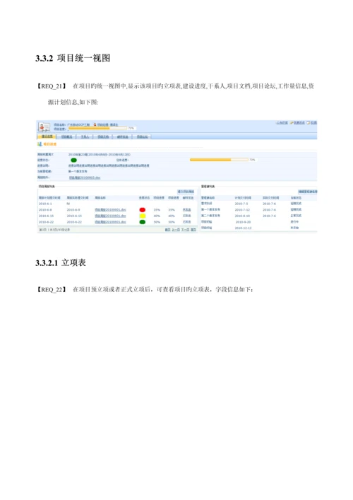 项目管理系统需求规格说明书.docx