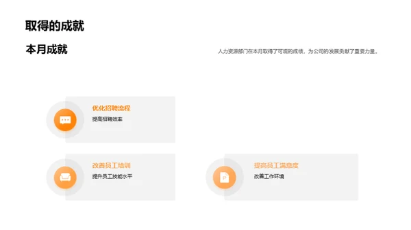 人力资源月度审视