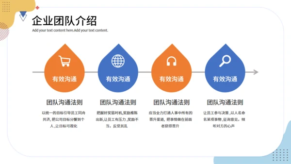 企业管理培训团队建设项目管理通用PPT模板