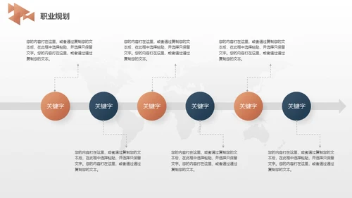 大气商务风个人转正述职报告通用PPT模板