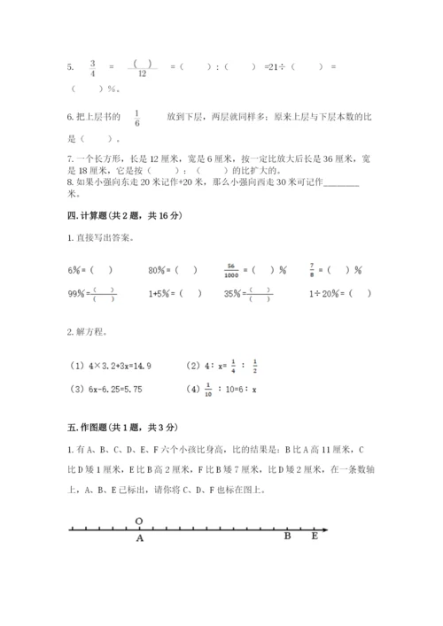 北京版六年级下册期末真题卷附参考答案【研优卷】.docx