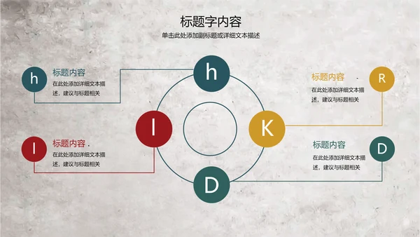 手绘水彩森系复古怀旧风花卉ppt动态模板
