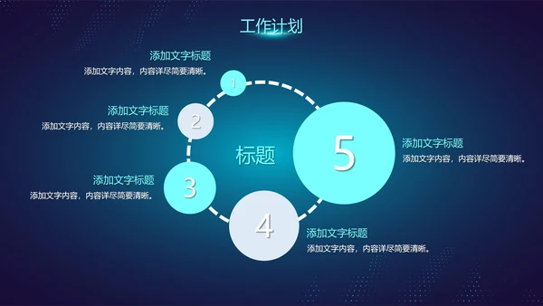 科技风渐变未来互联网年终工作总结PPT模板