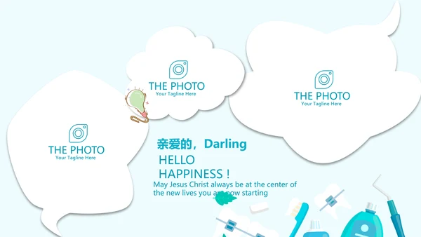 蓝色医疗牙科护理知识宣传动态PPT