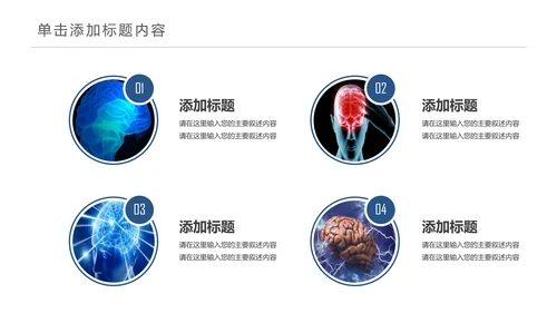 医学医疗大脑研究报告ppt动态模板