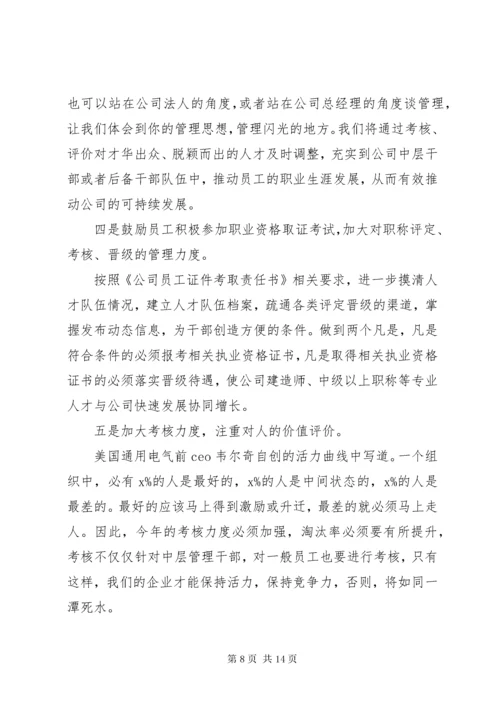 公司年终总结领导致辞稿.docx