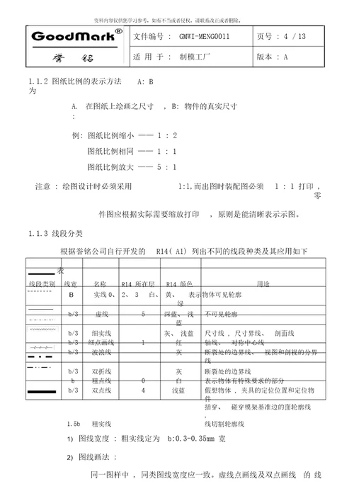 制图一般标准