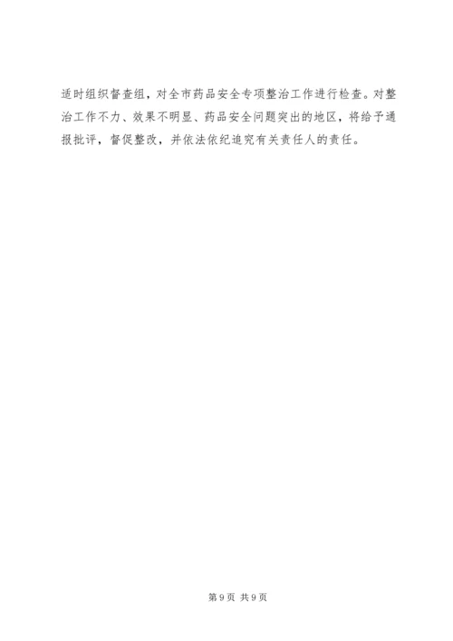 药品安全专项整治工作方案 (4).docx