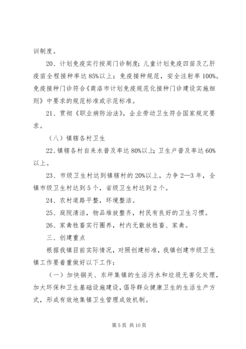 镇创建市级卫生镇工作方案.docx