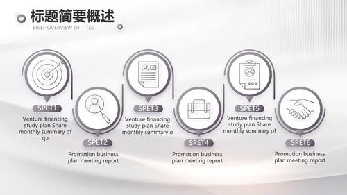 路演项目商业计划书商务动态PPT模板