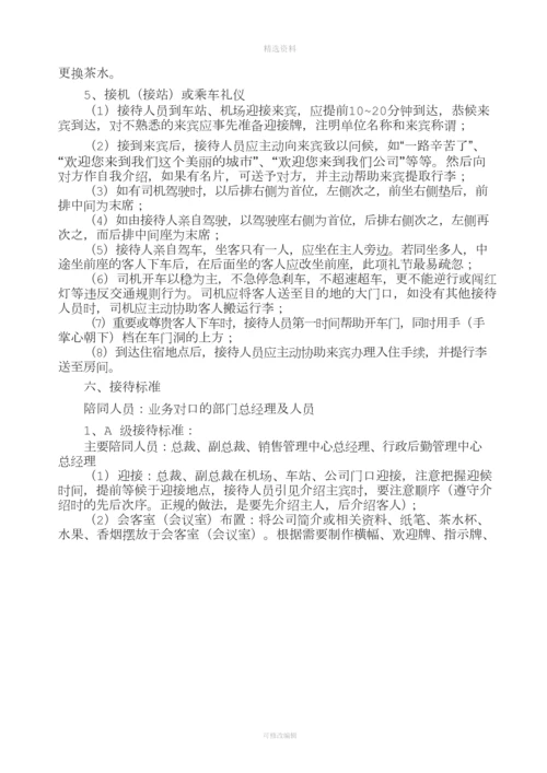 集团公司客户接待流程及标准手册.docx