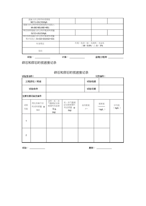 混凝土匀质性试验作业指导书