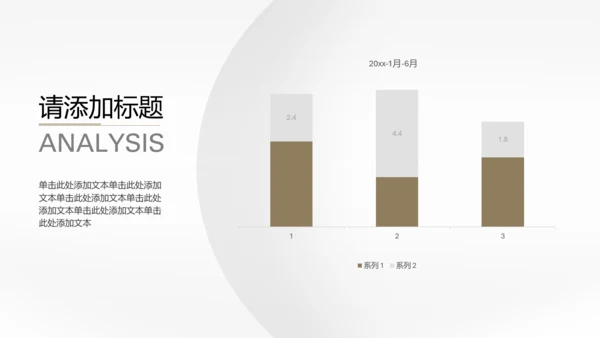 黄灰色商务质感汇报总结年中述职PPT模板