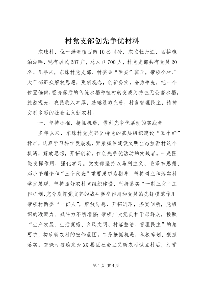 村党支部创先争优材料.docx