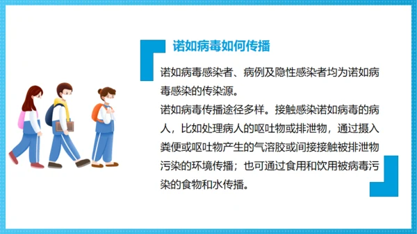 诺如病毒科普讲义卫生消费通用PPT模板