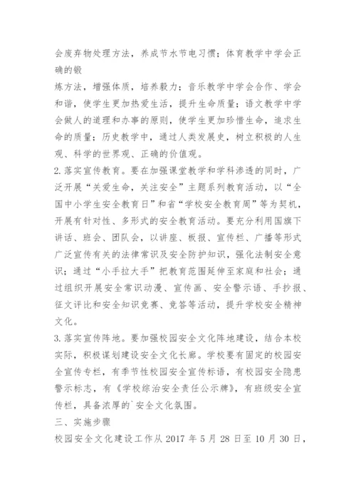 校园安全文化建设方案.docx