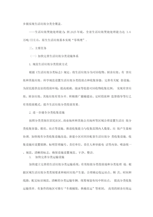 生活垃圾分类和处理设施十四五发展规划.docx