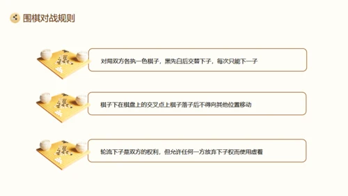 围棋对弈中国风围棋文化宣传通用PPT模板