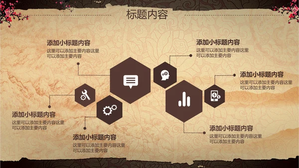 古典复古中国风兵马俑ppt动态模板