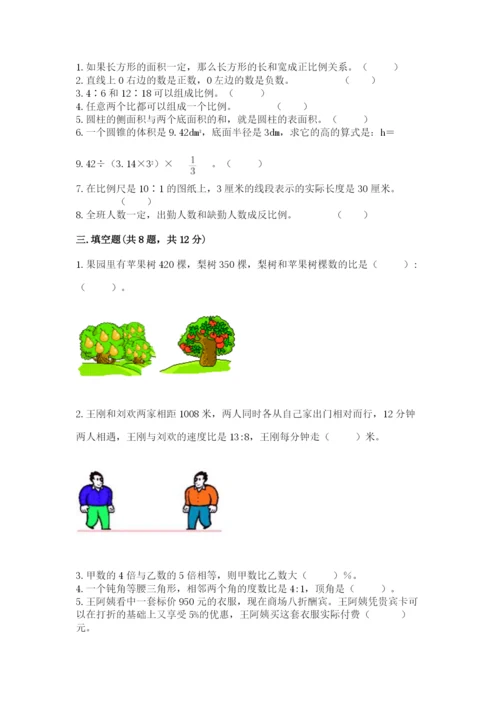 人教版六年级下册数学期末测试卷a4版.docx
