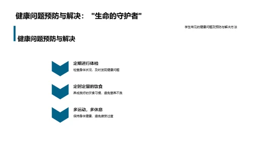 健康生活的秘诀