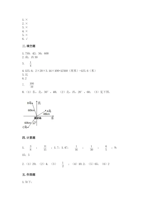 六年级数学上册期末考试卷及参考答案【a卷】.docx