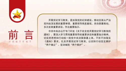 纪委监委系统深入学习党的纪律教育入脑入心党课PPT课件