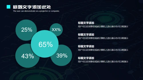 人工智能机器人科技金手指通用PPT模板