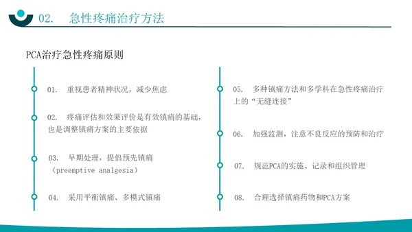 深青色简约实拍风围手术期患者疼痛管理护理培训PPT模板