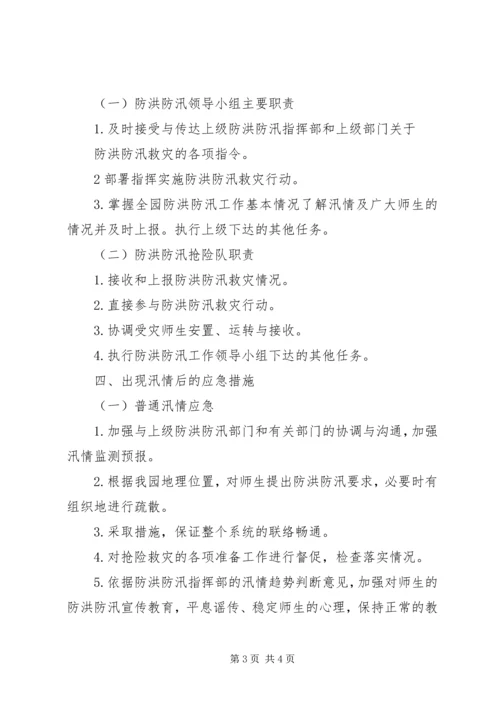 防洪防汛实施方案 (3).docx