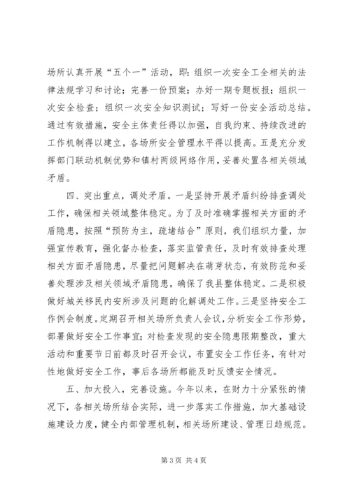 县民族宗教事务局综治工作报告.docx