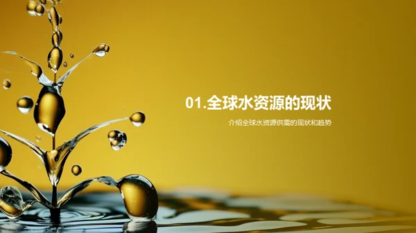 水资源：走向可持续