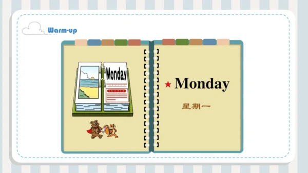 人教新起点小学英语二年级下册 Unit6 My Week Story Time