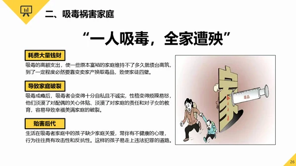 全民禁毒健康生活通用PPT模板