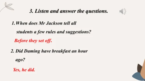 Module4 Rules and suggestion Unit 1 You must be ca