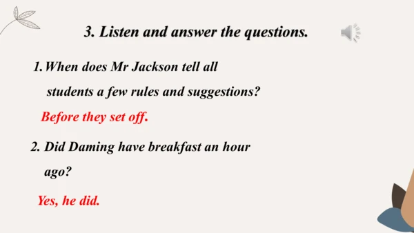 Module4 Rules and suggestion Unit 1 You must be ca