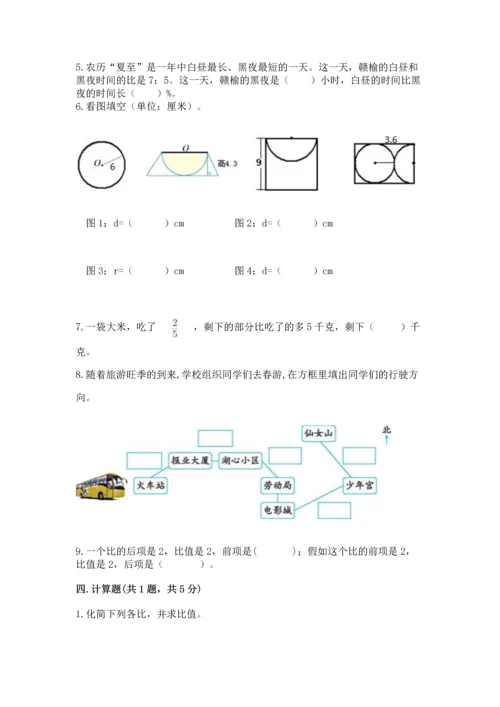 人教版六年级上册数学期末测试卷【考点精练】.docx